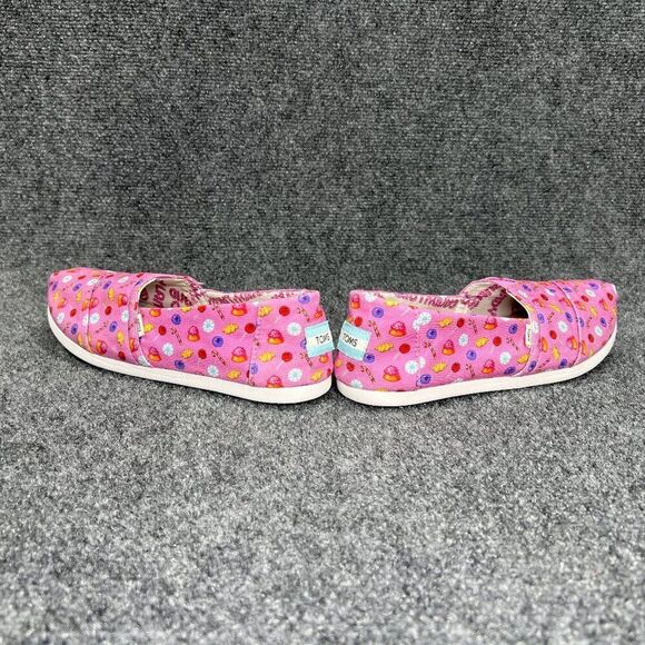 Toms Alpargata Candy Land Shoes Women's 8.5 Pink Slip On Comfort Loafer Sneakers - Picture 6 of 11